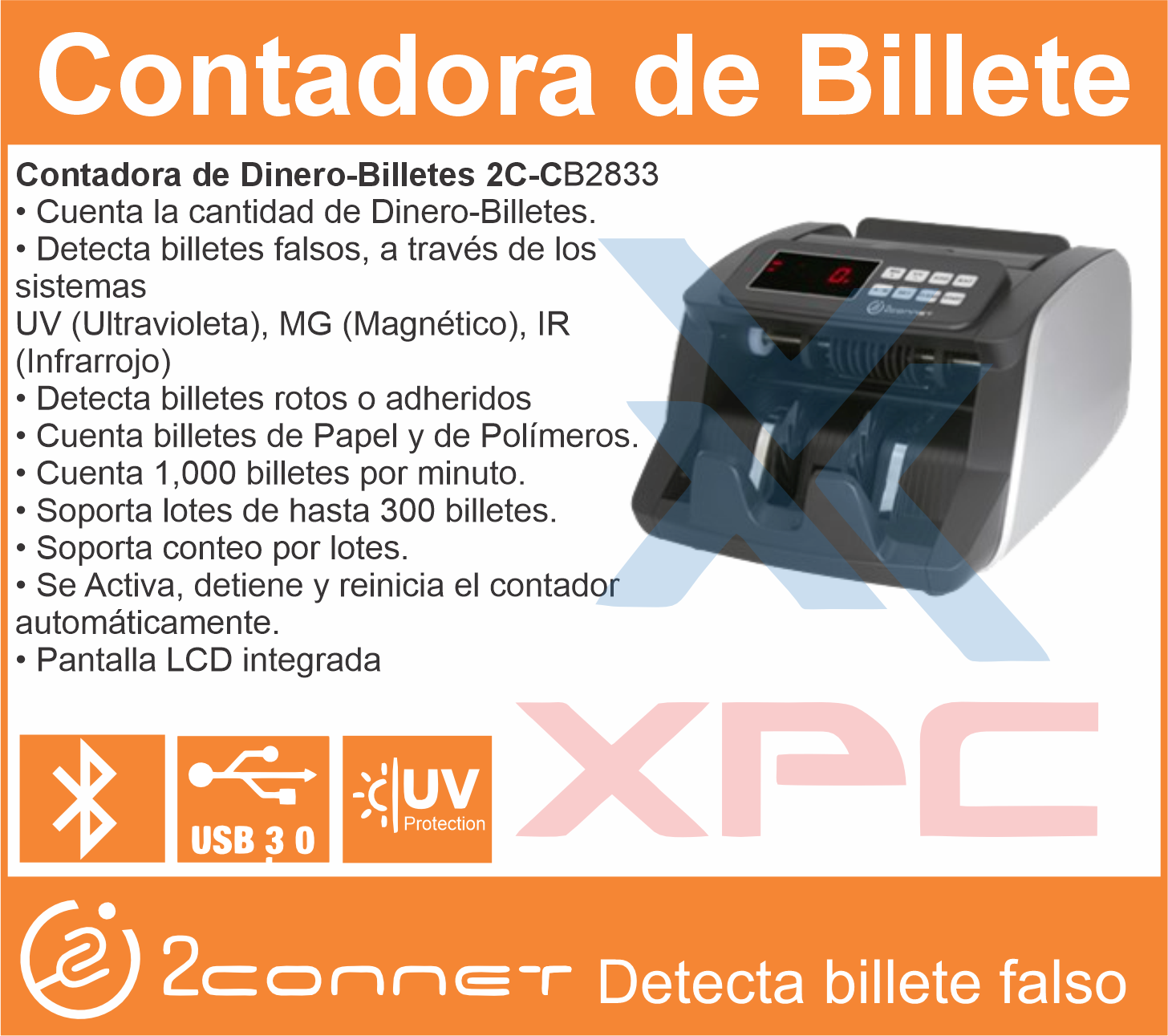 contadora de billete